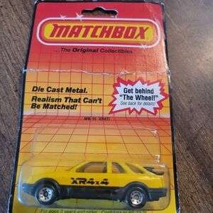 Matchbox Yellow Die-Cast Car